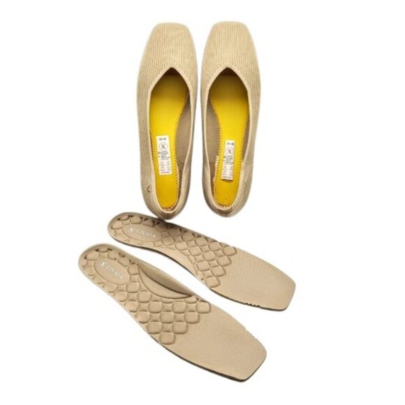 VIVAIA Women's Cream Flats - Picture 7 of 9